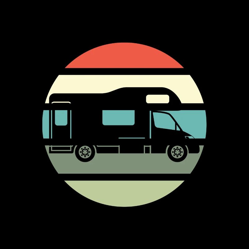 Camping Tshirt Men's Motorhome Camper