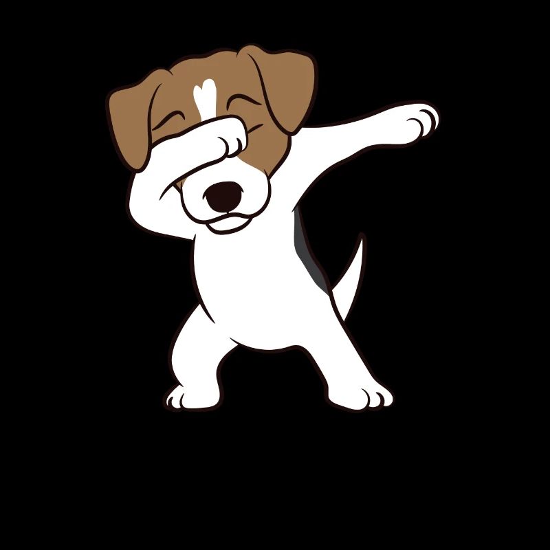 Dabbing Jack Russell Terrier Dabbing Jack Russell