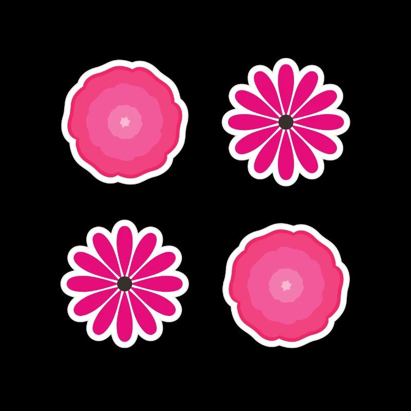 Bavoir Flower Pack Rose