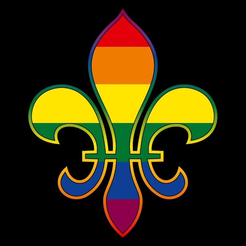 Fleur de Lys/Fleur de Lis Regenbogen