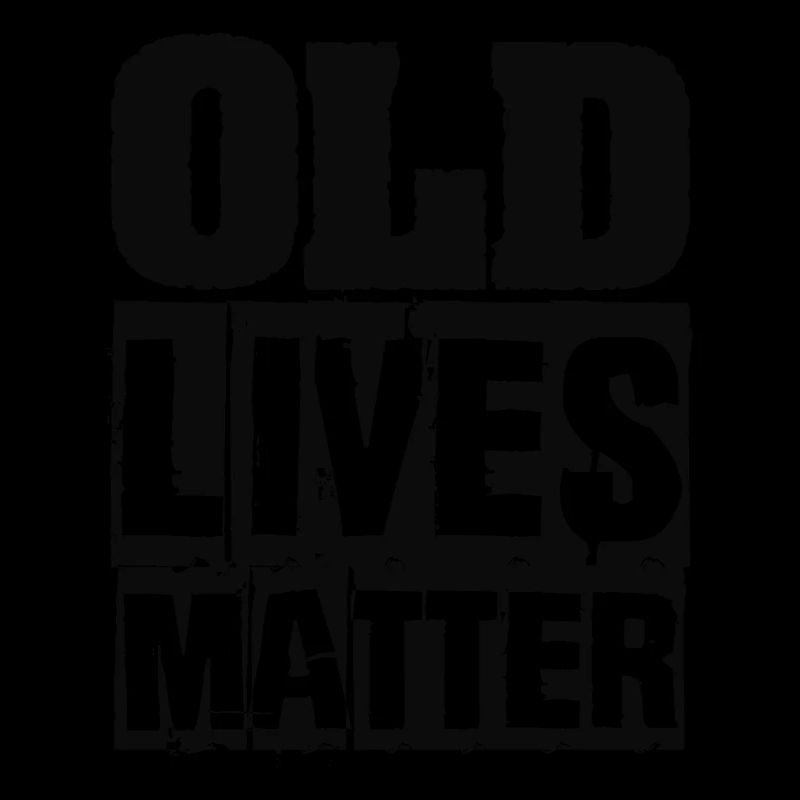 Old Lives Matters Distorted Vintage