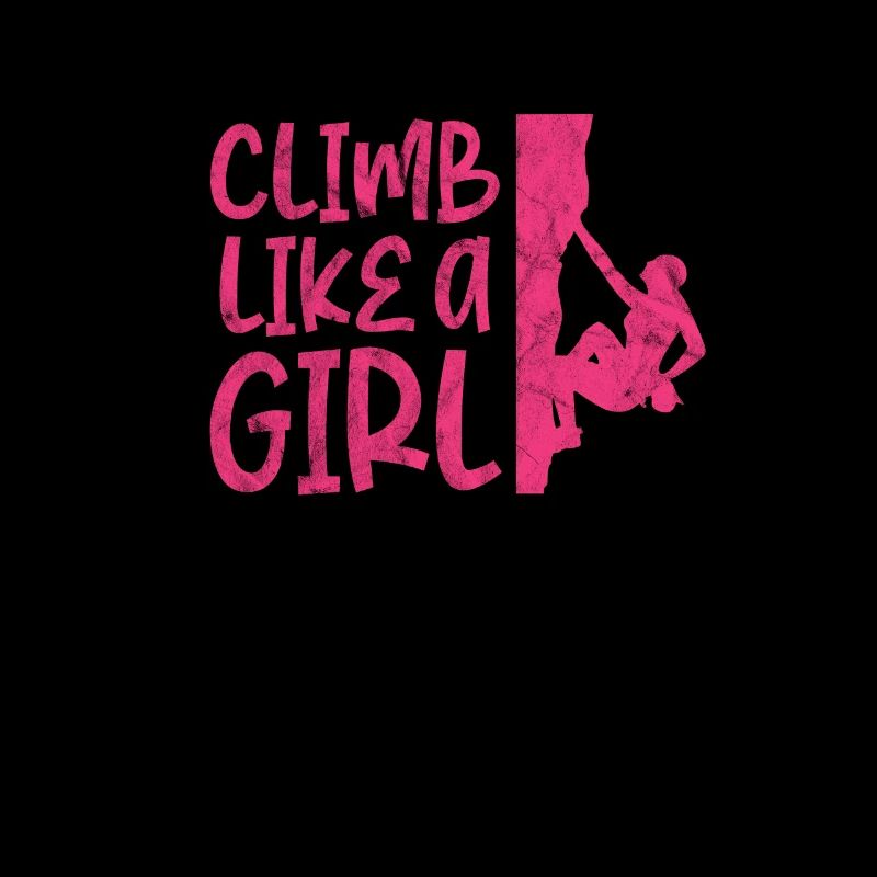 Klettern Mädchen Kletterer Bergsteigen Geschenk