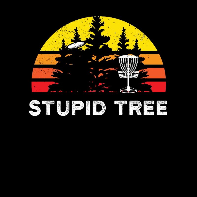 Drôle de chemise de golf à disque - Stupid Tree Funny Disc Gol