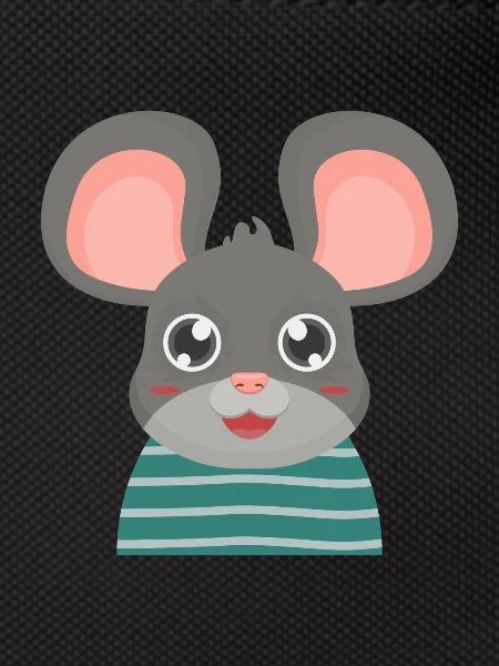Mouse with big ears