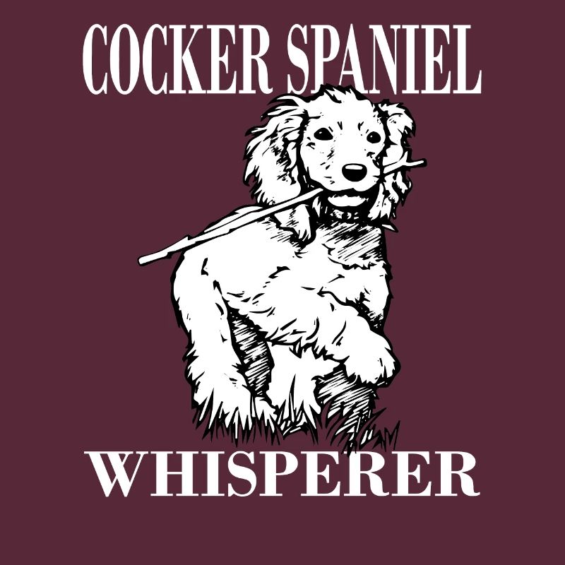 Creative Cocker Spaniel Tshirt For Men And Women