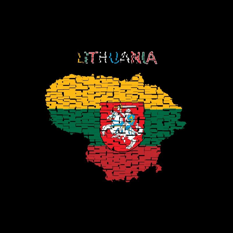 Drapeau Lituanie - Design d’art