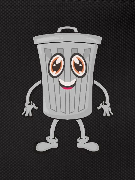 Garbage trash can