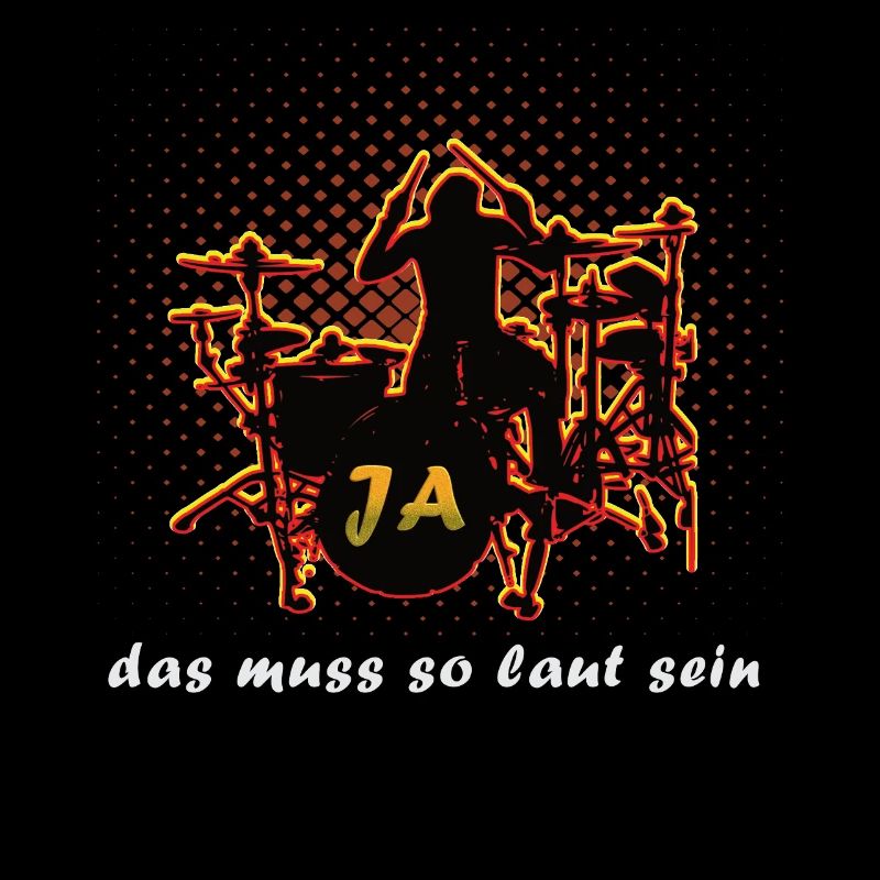 Drumming Schlagzeuger - Ja - das muss so laut sein