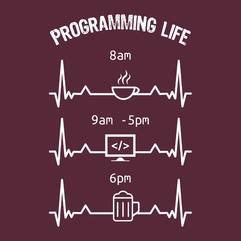 Programmation Life Coffee Code Beer Gift
