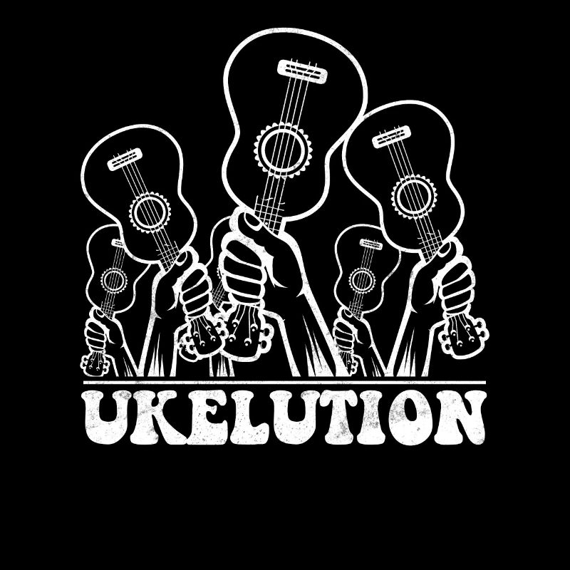 Ukelution Ukelulele Player Hawaiian Musician