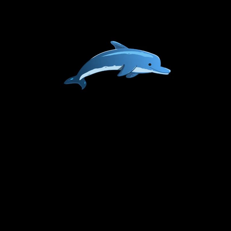 ich bin ein Delfin. Ich arbeite mit Behinderte.