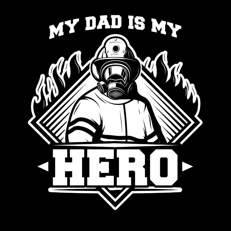 Mon père pompier est ma fille de héros Thin Red Li