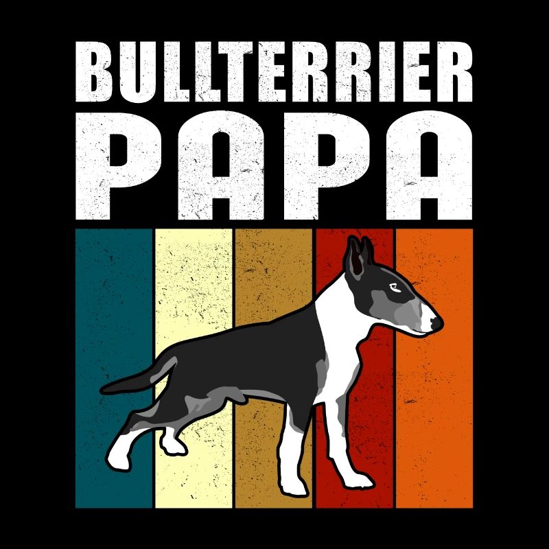 Bullterrier Papa | Geschenk Bull Terrier