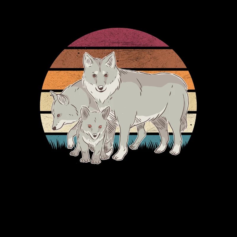 Wolfsrudel Wölfe Wolf