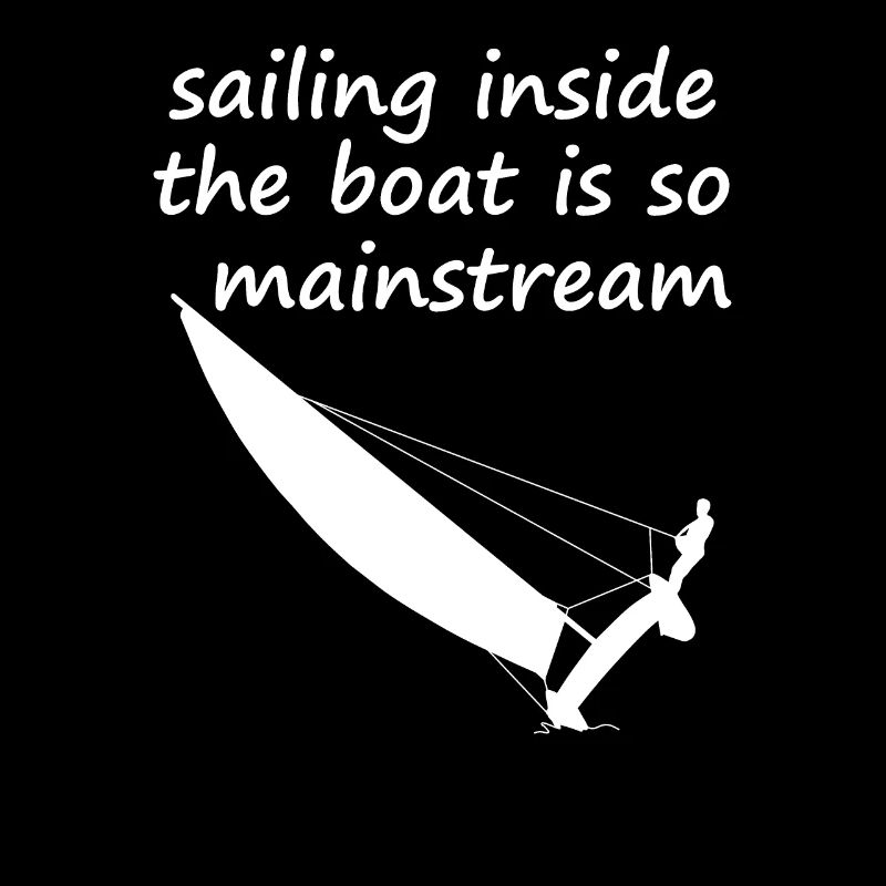 Catamaran voile - Devise drôle