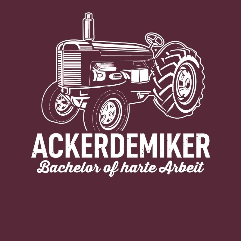 Ackerdemiker Traktor Bauer Evolution Landwirt Mann