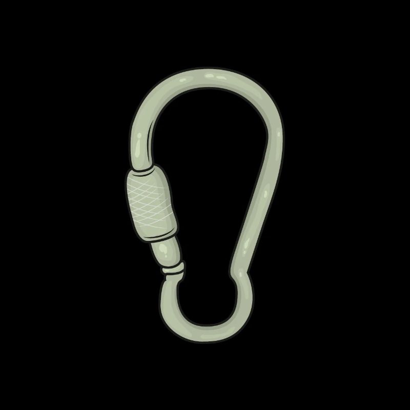 Snap hook climbing climber