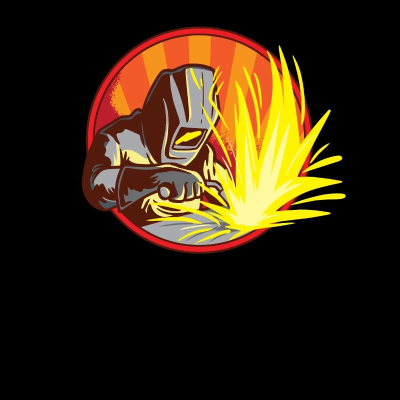 Welder At Work - Funny Iron Welding Worker Gift