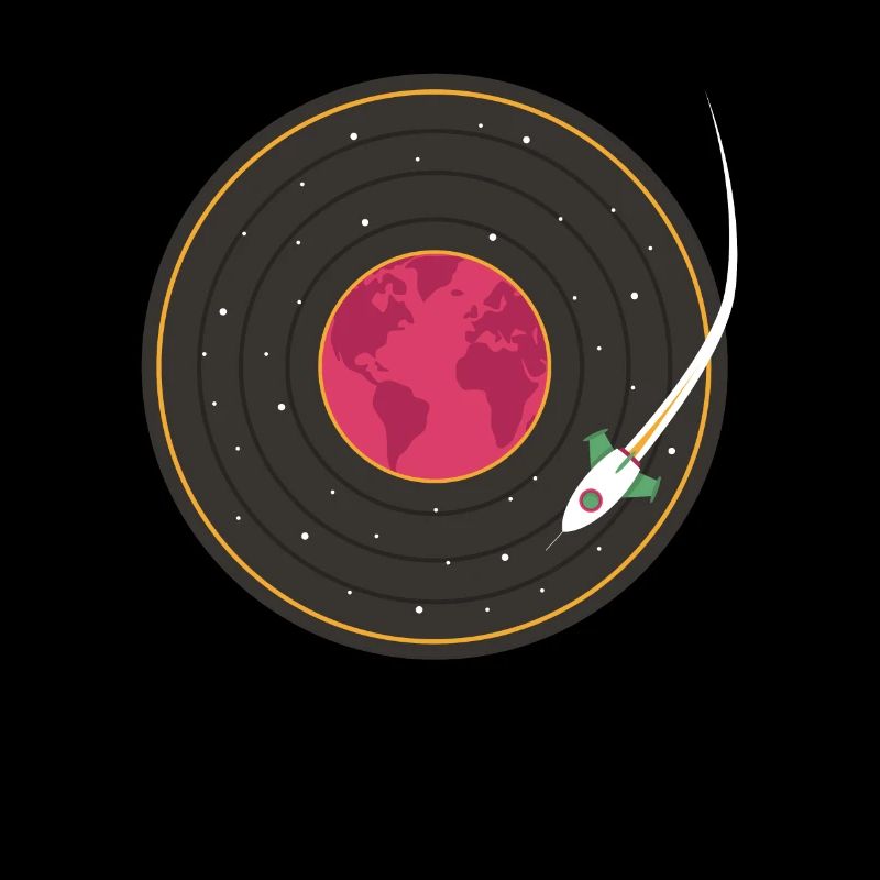 Vinyle Galaxy Space Space Retro Musique