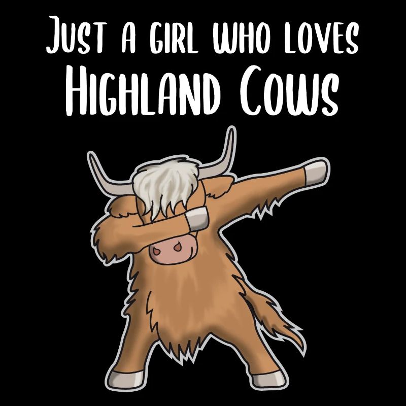Dabbing Cow Scottish Highland Beef Gift