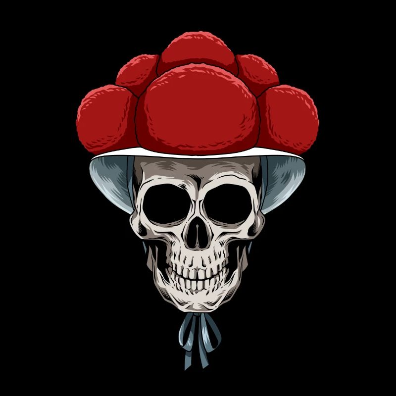 Bollenhut Skull Black Forest Black Forest