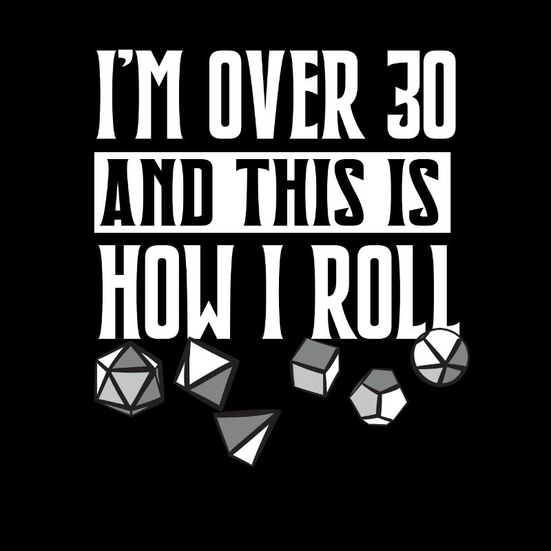 Over 30 How I Roll Tabletop Gaming RPG Funny Role