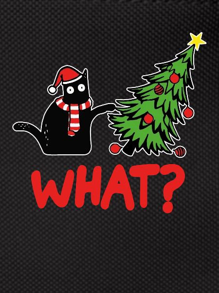 Weihnachtskatze What Weihnachtsbaum Kätzchen