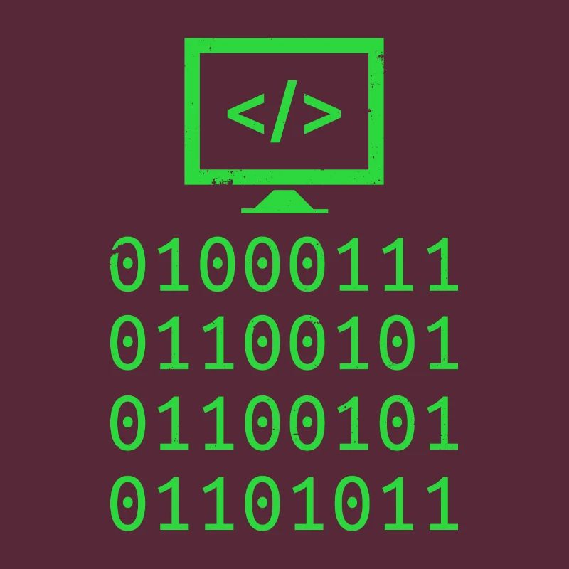 Cadeau de programmation de codage de code binaire