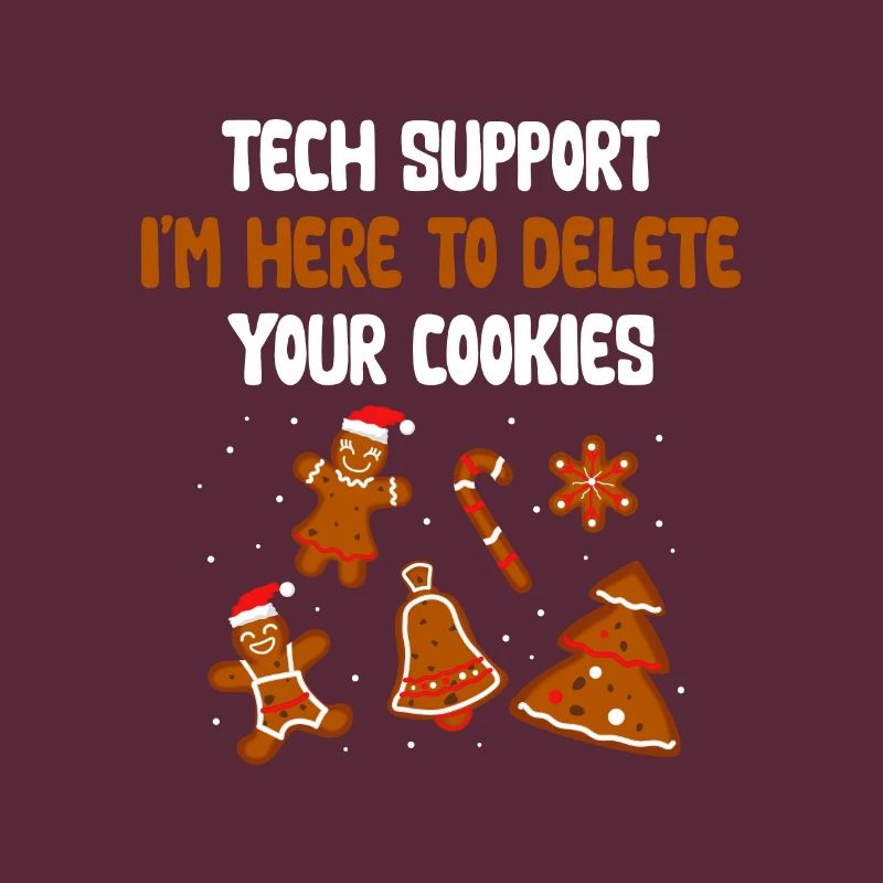 Technischer Support Weihnachten Plätzchen IT