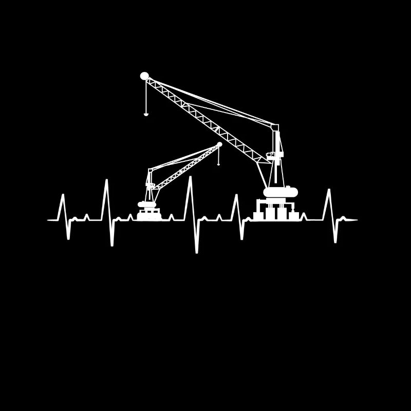 Crane cranes crane operator construction site excavator gift