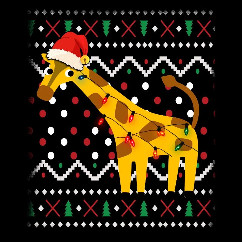 Noël laid girafe