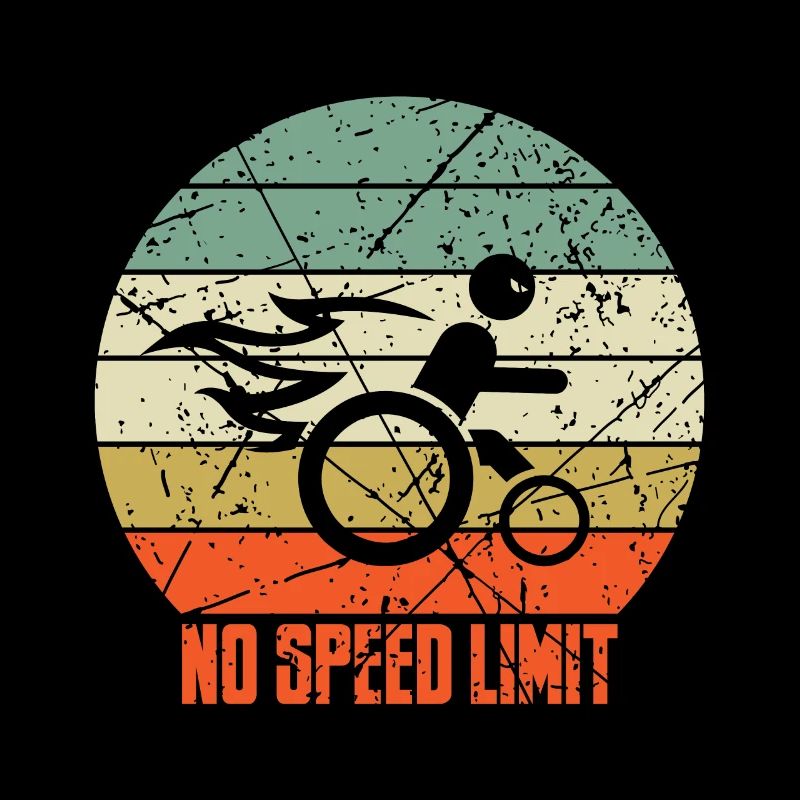 Lustiger Rollstuhl Spruch