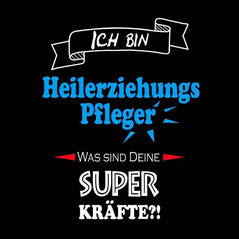 Heilerziehungspfleger Design Superkräfte Beruf