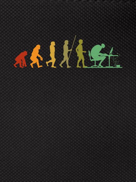 Computer Evolution Computerfreak Programmierer