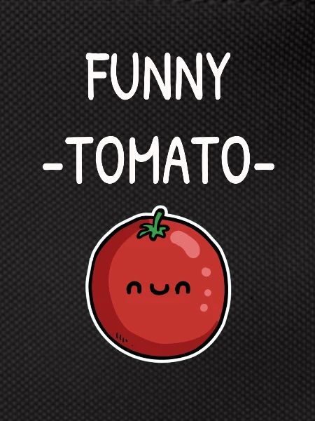 lustige Tomate