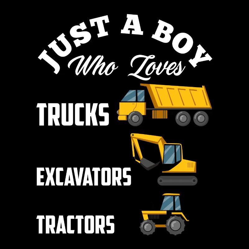 Jungs Bagger LKW Traktor Liebhaber Geschenk