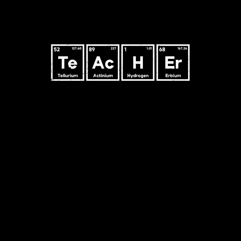 Chemie Lehrer Periodensystem Elemente Geschenk
