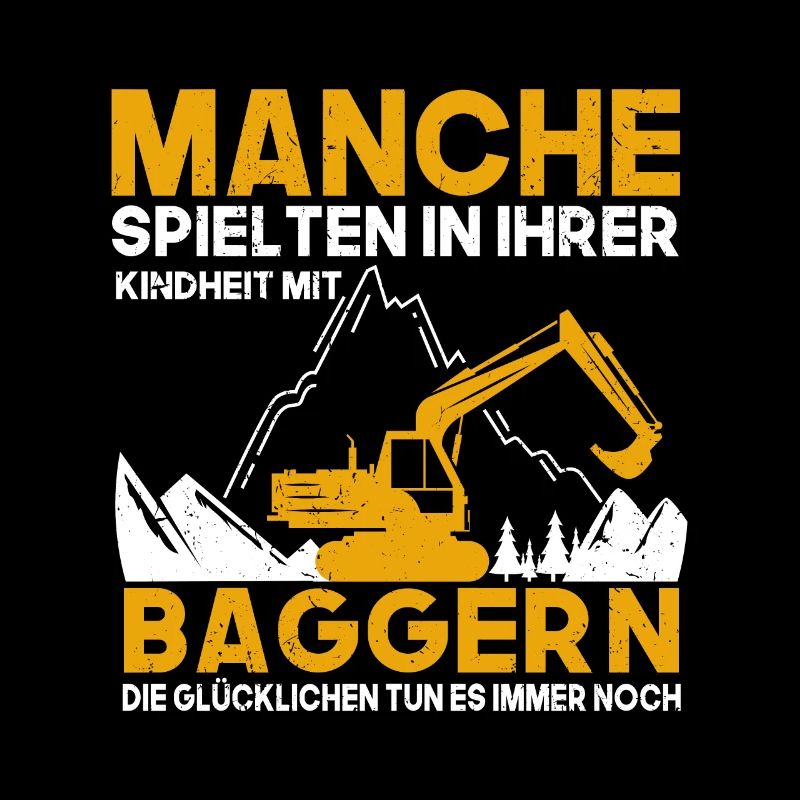 Bagger Kindheit Baggerfahrer