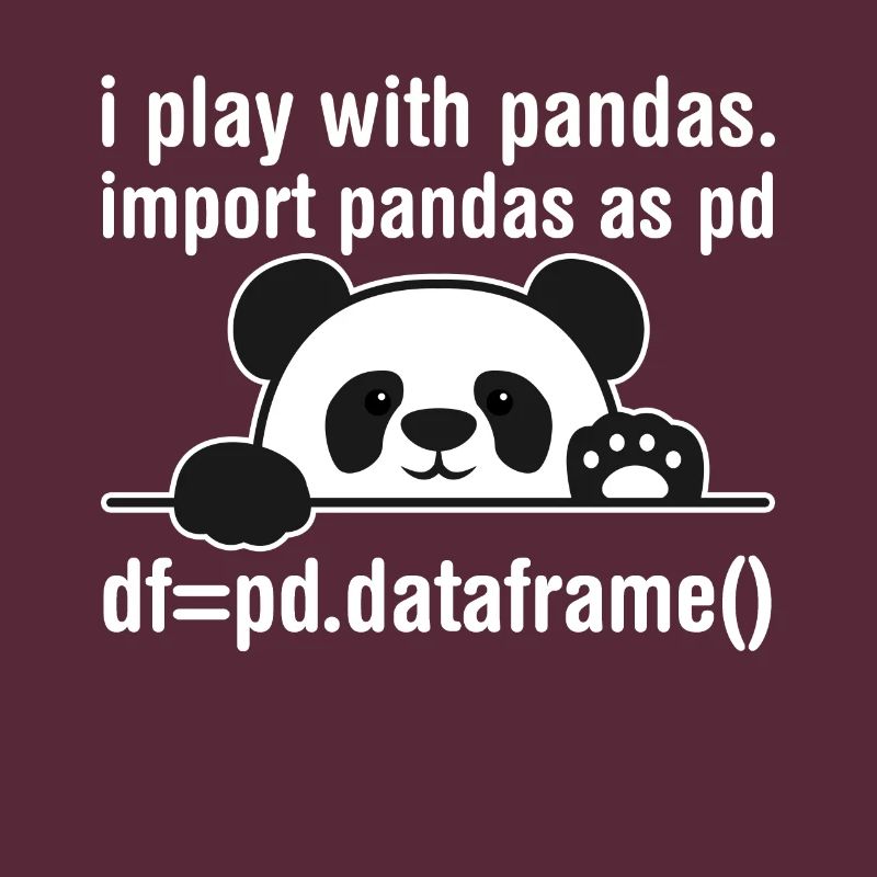 Python Programmierer IT Nerd Panda Programmierung
