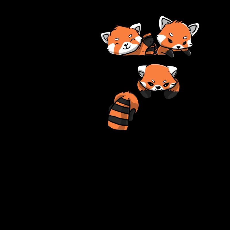 Poche de la faune du panda rouge