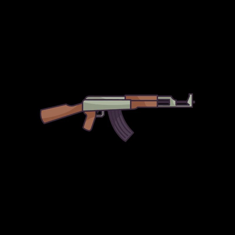 Ensemble d'armes à feu militaire