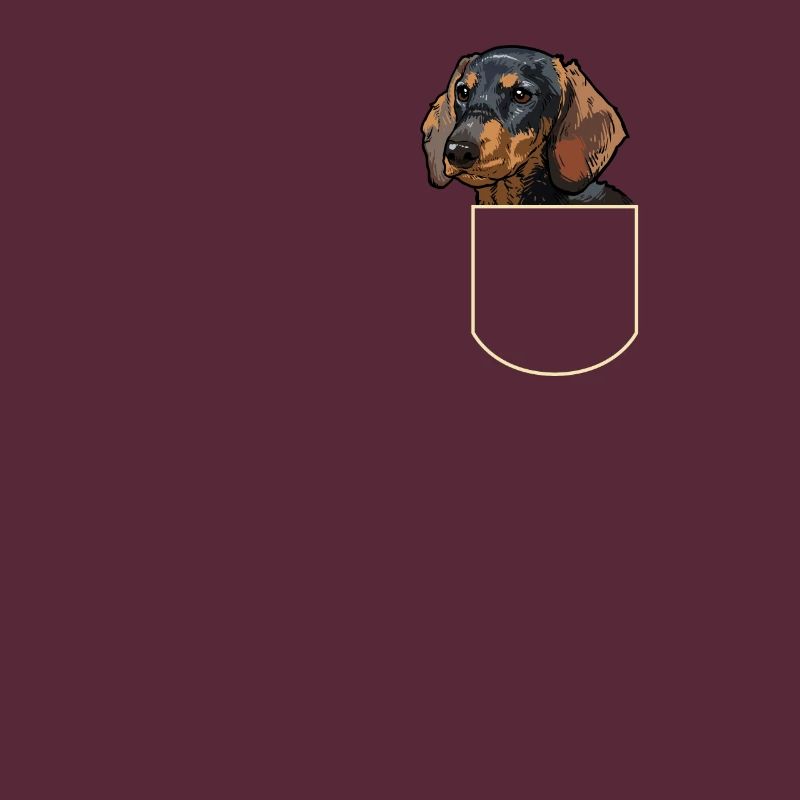 Dackel In Der Brusttasche Hunde Geschenkidee