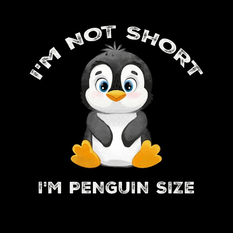 I'm Not Short I'm Penguin Size Cute Penguin Lover
