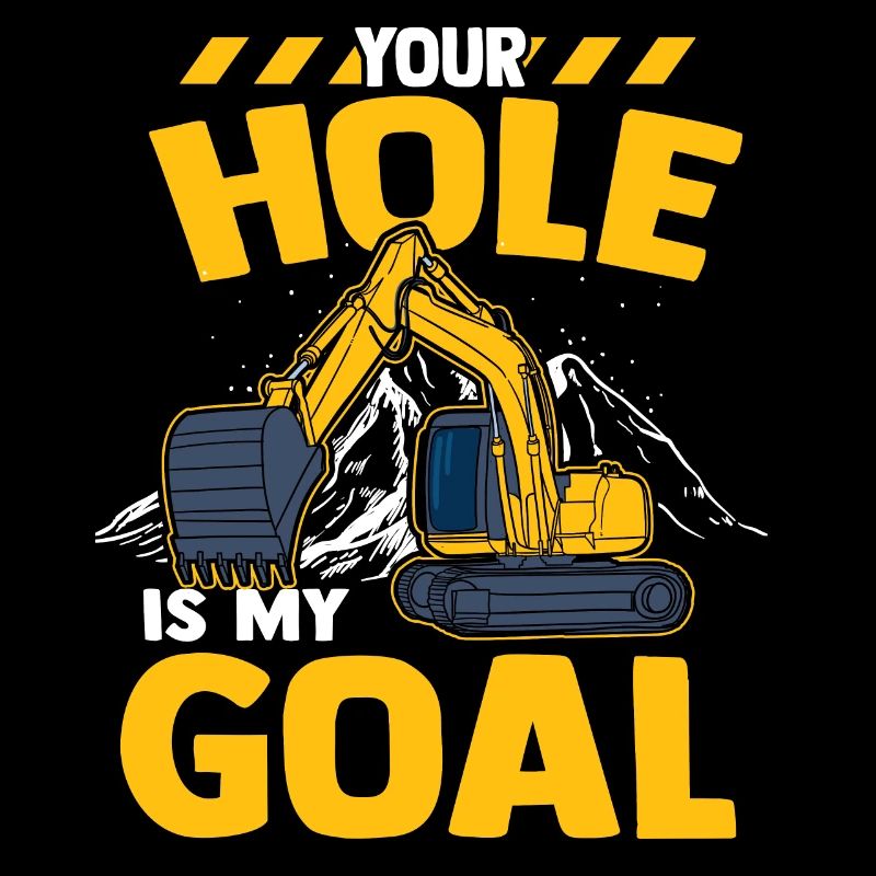 Excavator road construction