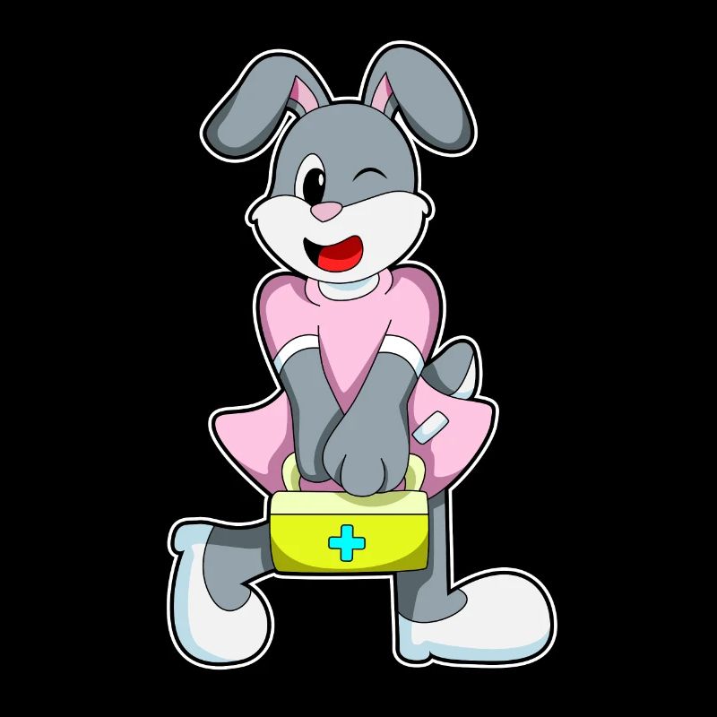 as a medic with a first aid kit