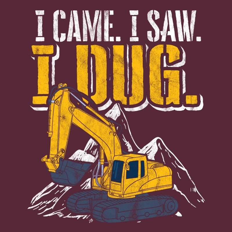 Excavator construction work road construction dredging work