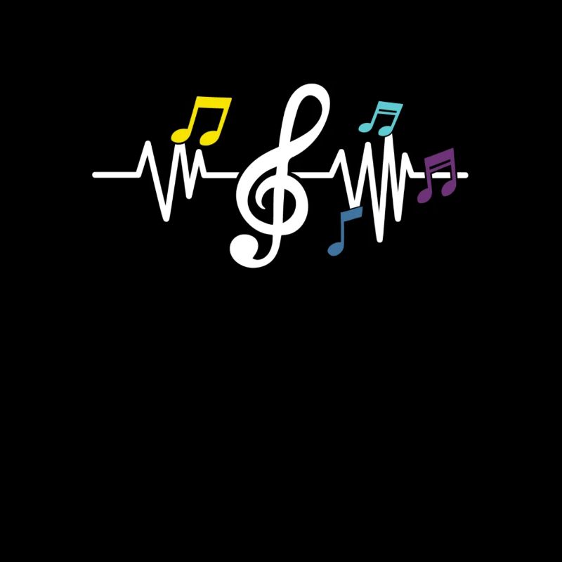 Musical Heart with Music Notes Valentines Day Gift
