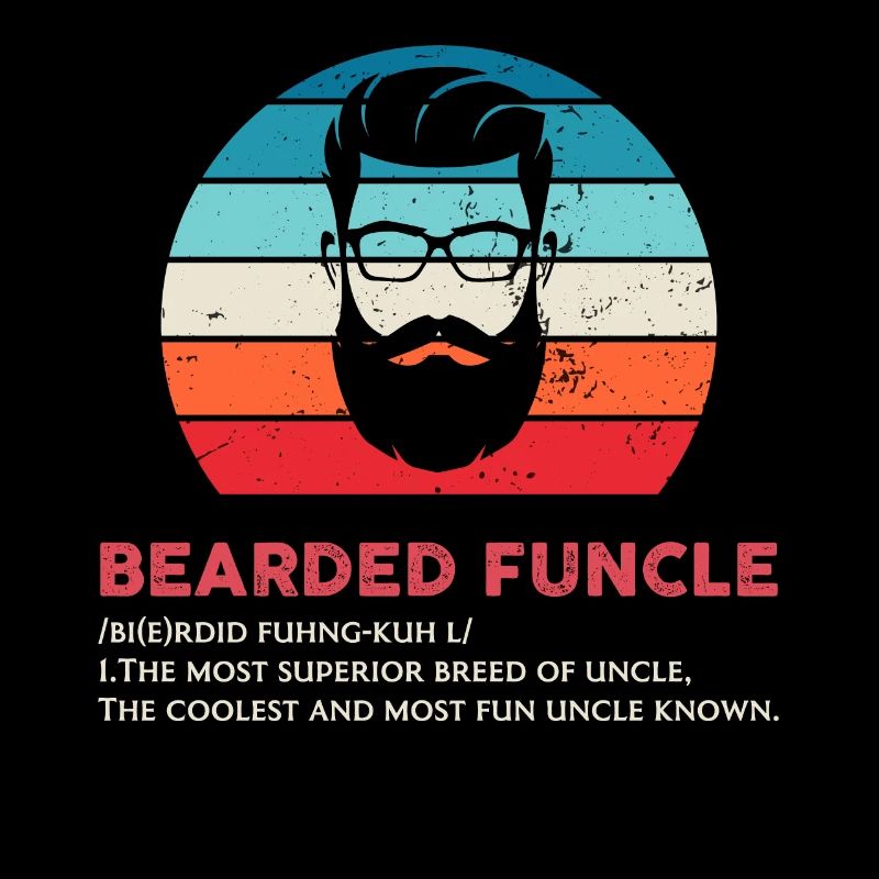 lustiger bärtiger funcle Definition Retro