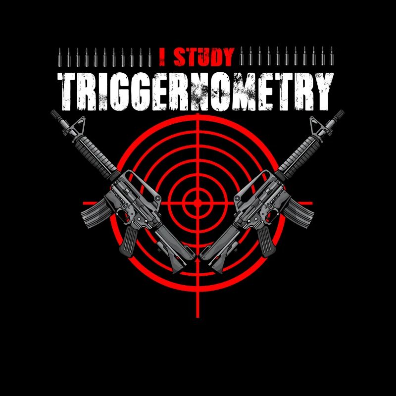 I Study Triggernometry Shirt funny pro gun veteran