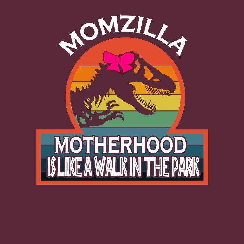 La maternité de Momzilla comme une promenade dans le parc